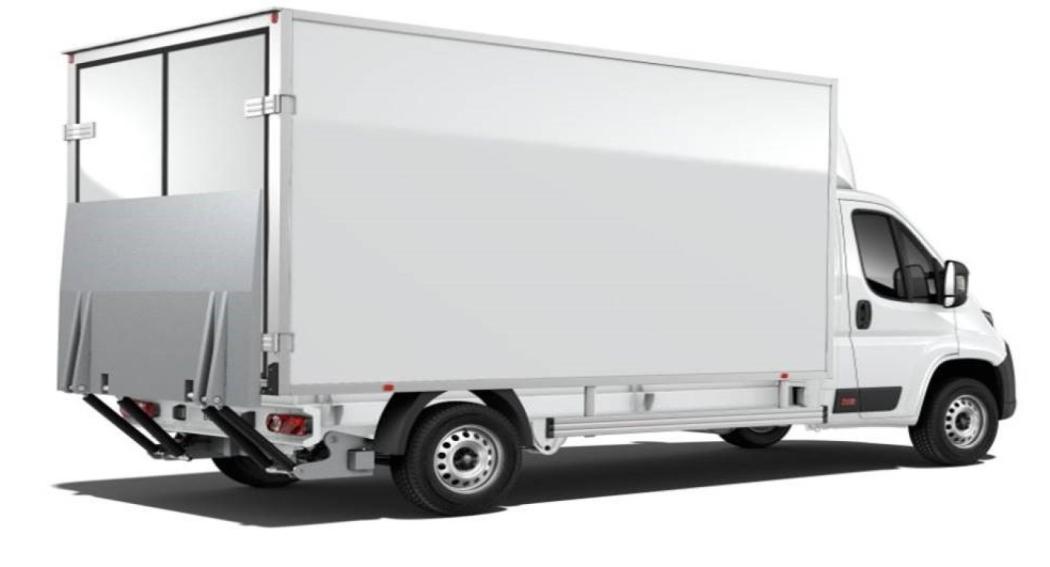 Deliver emissions-free: Alternatively, the 20-cubic box Ducato with Gruau box is also available electrically powered. | Photo: Fiat Professional