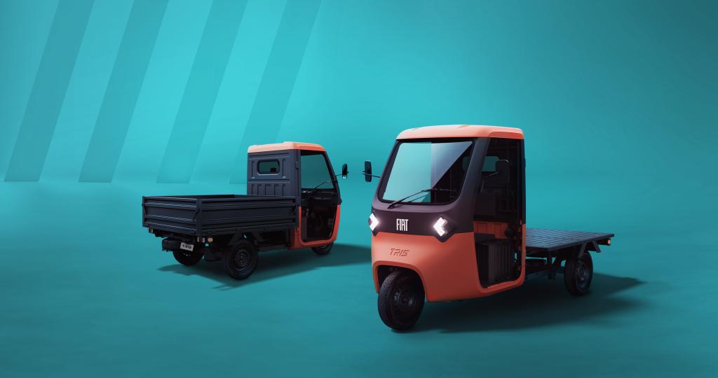 Fiat brings back the Ape! The Tris is coming fully electric with a range of up to 90 km. | Photo: Fiat Professional