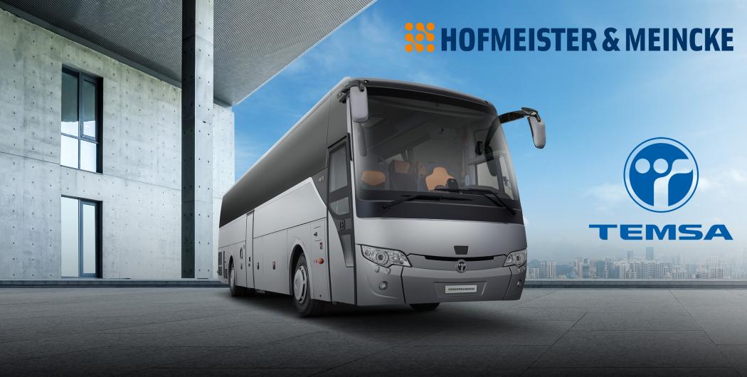 The vehicle parts dealer Hofmeister & Meincke is forming a partnership with the bus manufacturer Temsa. | Image: Hofmeister & Meincke