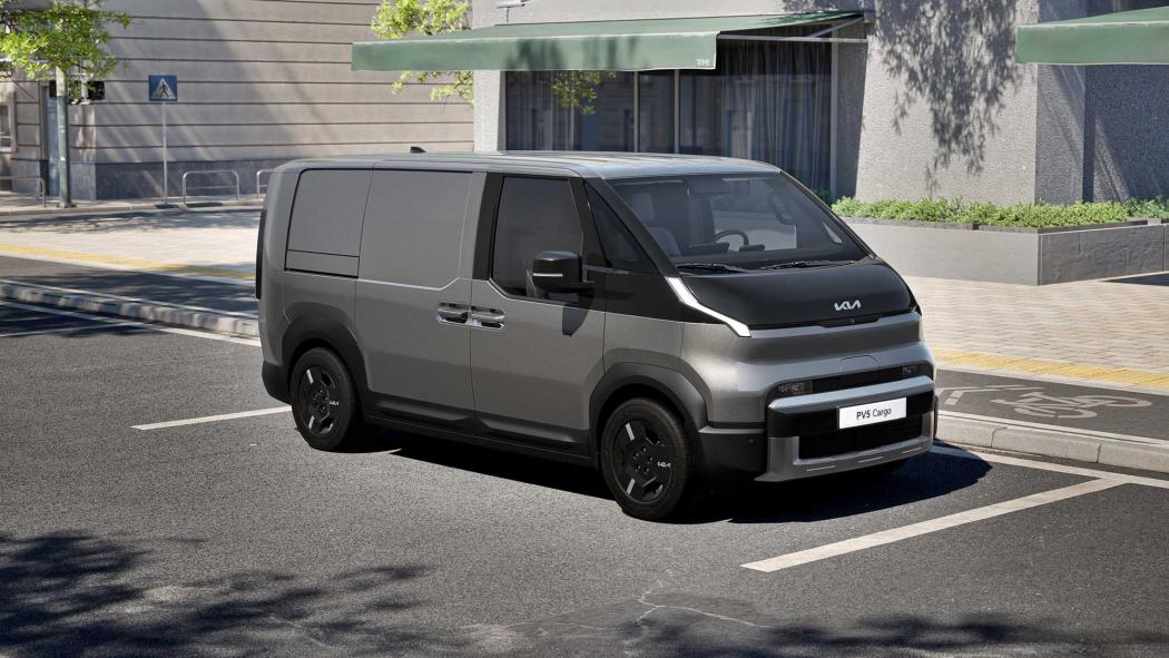 Face in the Crowd: Smoother compared to the study, yet still striking is the final form of the PV5. | Photo: Kia