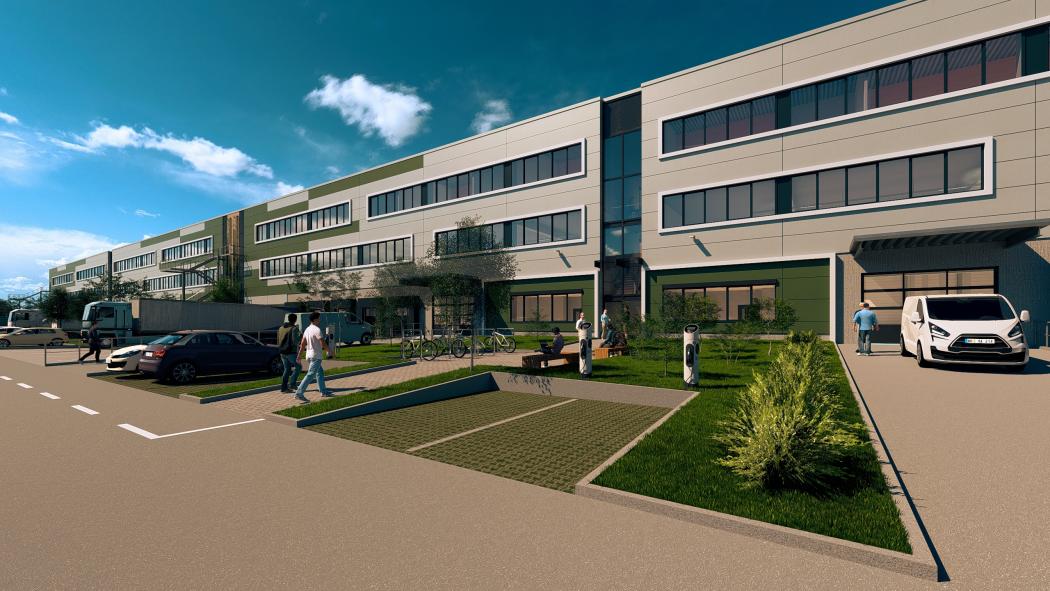 Four Parx receives the green light for the development of a new commercial property in Kirchheim-Heimstetten. (Photo: Four Parx)