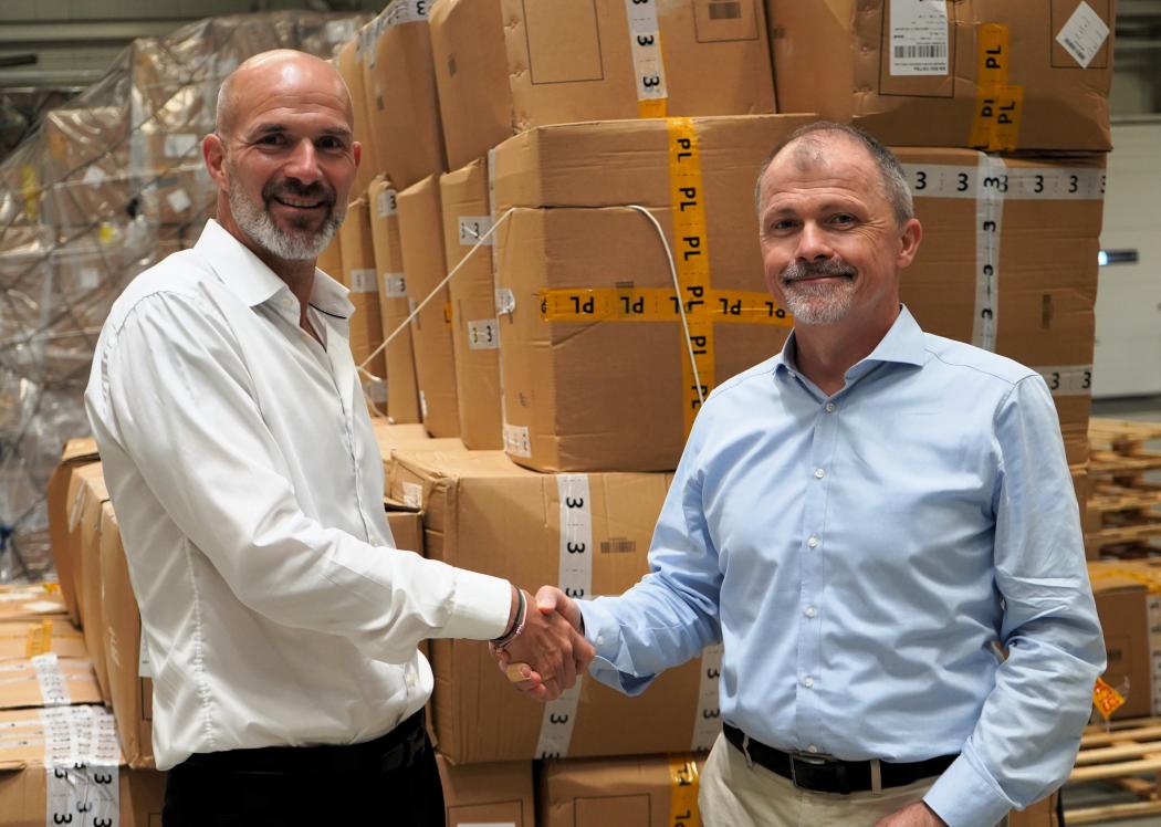 Rapid-COO René Hendriks (left) and Uwe Glunz, Managing Director of CB Customs Broker. (Photo: CB Customs Broker GmbH)