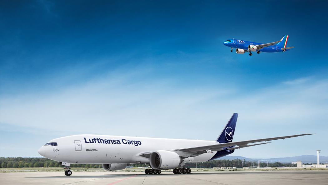 Extended cooperation between Lufthansa Cargo and ITA Airways: The two companies will work even more closely together starting in September. Photo: Lufthansa Cargo