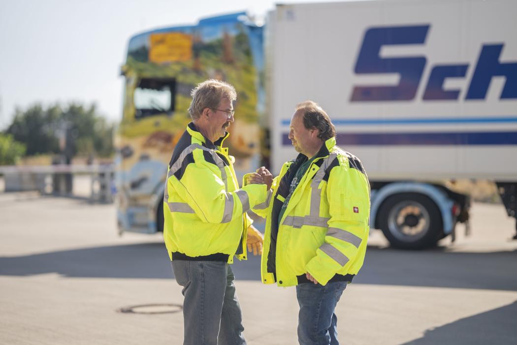 Dzięki Travis Mansio może zintegrować setki nowych miejsc parkingowych dla ciężarówek w Europie jako punkty wymiany naczep na swoich trasach spotkaniowych. (Foto: Mansio)