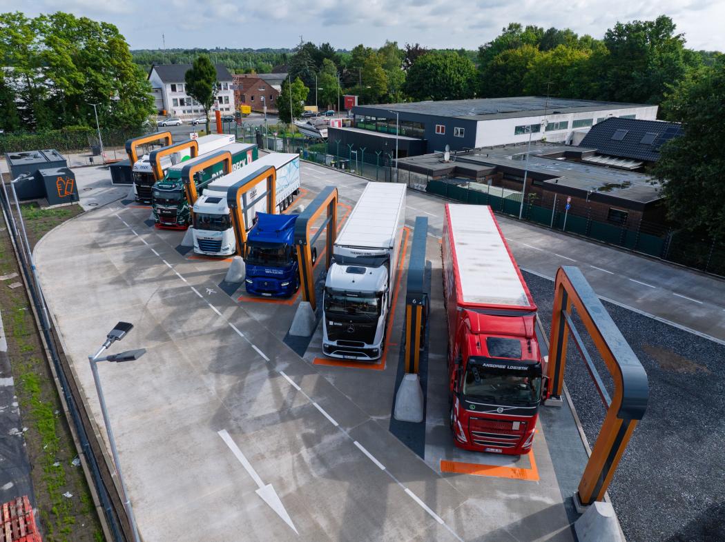 Les nouveaux sites de Milence doivent soutenir le transport routier de marchandises sans émissions le long des principaux corridors RTE-T et renforcer le réseau de recharge européen en expansion de Milence. Photo : Milence