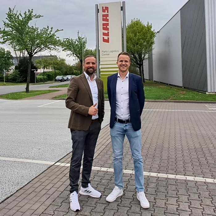 Eduard Siegle (l), Head of Strategic Accounts Agriculture at Nox, and Jakob Kling, Client Success Manager Strategic Accounts at Nox. (Photo: Nox)