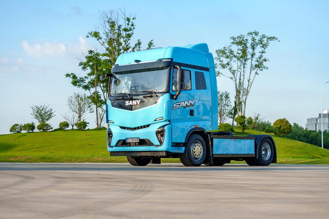 Development and deployment of heavy electric trucks are changing the framework conditions for freight transport in Europe. | Photo: Sany eTrucks
