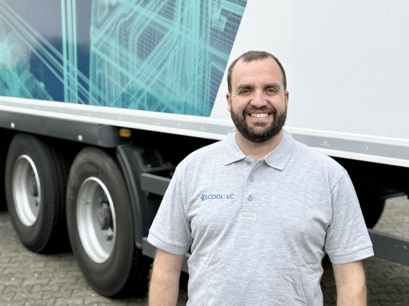 Ruben Climent is to establish a service network and sales structures for transport refrigeration units by Ecooltec in Spain. (Photo: Ecooltec)