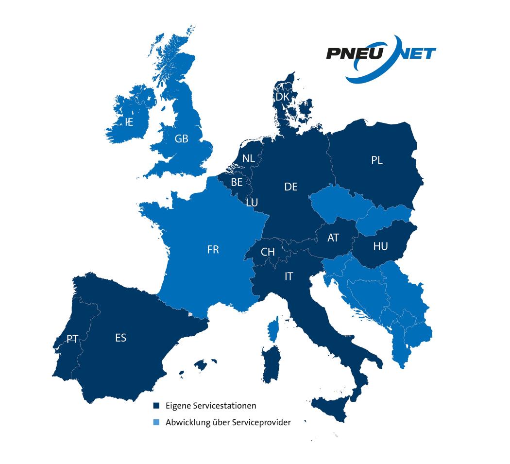 The independent commercial vehicle tire service network Pneunet was founded in 2014 - and continues to grow with international partners...(Photo: Pneuhage)