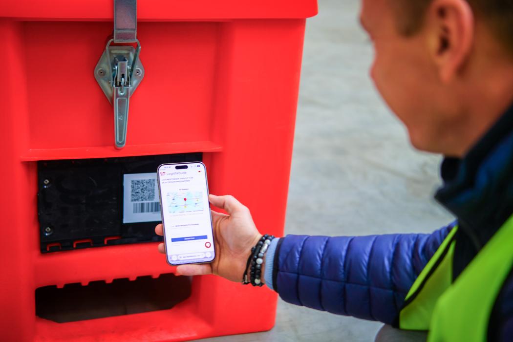 To track its specialized containers, Emons Battery uses the Logistikbude app. (Photo: Logistikbude)