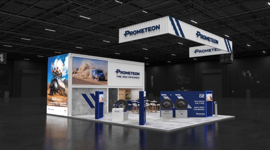 The Prometeon booth at the Transport Logistic 2025 in Munich. | Image: Prometeon.