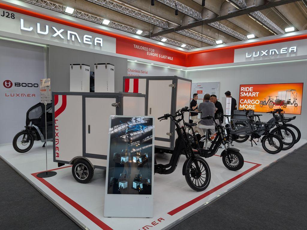 Luxmea a loué le bon niveau de conversation lors du salon. (Photo : J. Reichel)