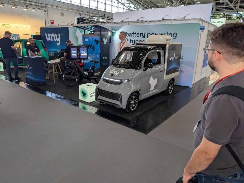 Cool stuff: A small refrigerated van is also available. Ideal for getting started with e-mobility. | Photo: J. Reichel