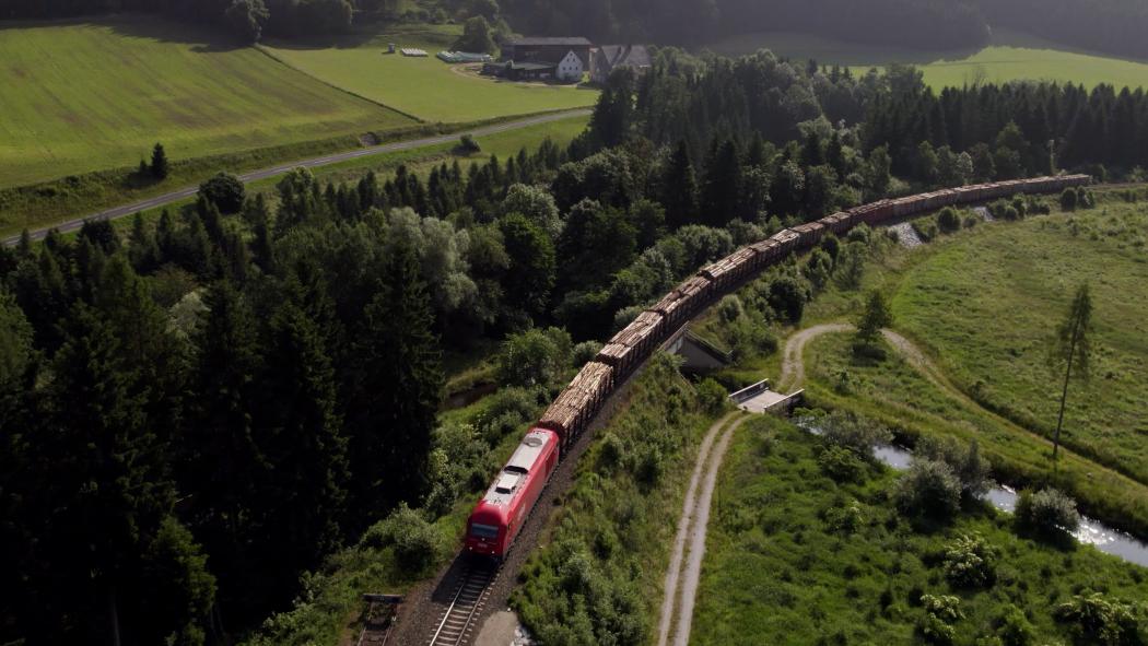 The RCG transports wood chips and round timber on behalf of Papierholz Austria – approximately 40,000 freight wagons are handled each year via the company's own sidings. (Photo: Groox)