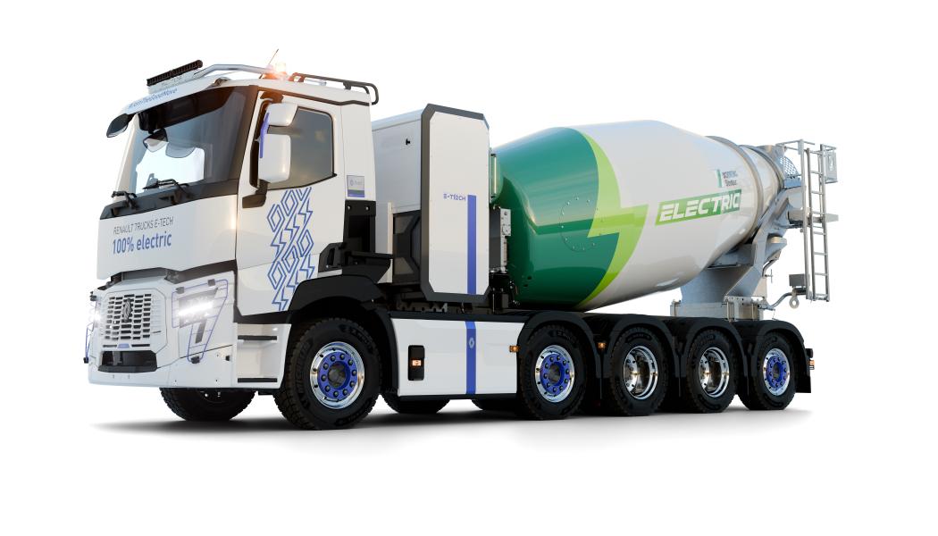 Premieres at the bauma: the Renault Trucks E-Tech C 10x4. (Photo: Renault Trucks)