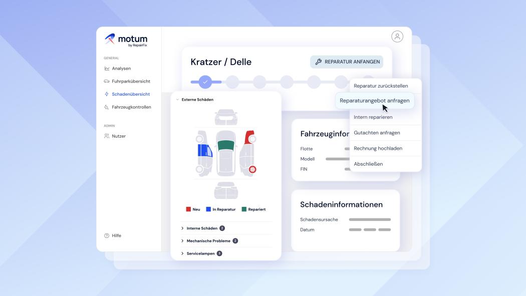 El informe de daños también debe mostrar posibilidades de optimización en la gestión de daños. (Imagen: Motum)
