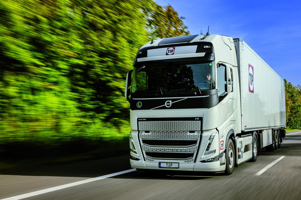 TIP relies on electric trucks like the Volvo FH Electric in its rental fleet. (Photo: TIP)