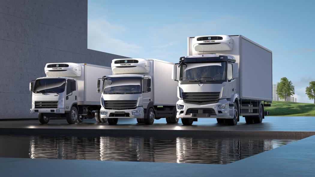 The new TX series from Thermo King is designed for single- and multi-compartment operation, is compatible with biofuels, and is designed for quiet operation in urban delivery areas. | Image: Thermo King