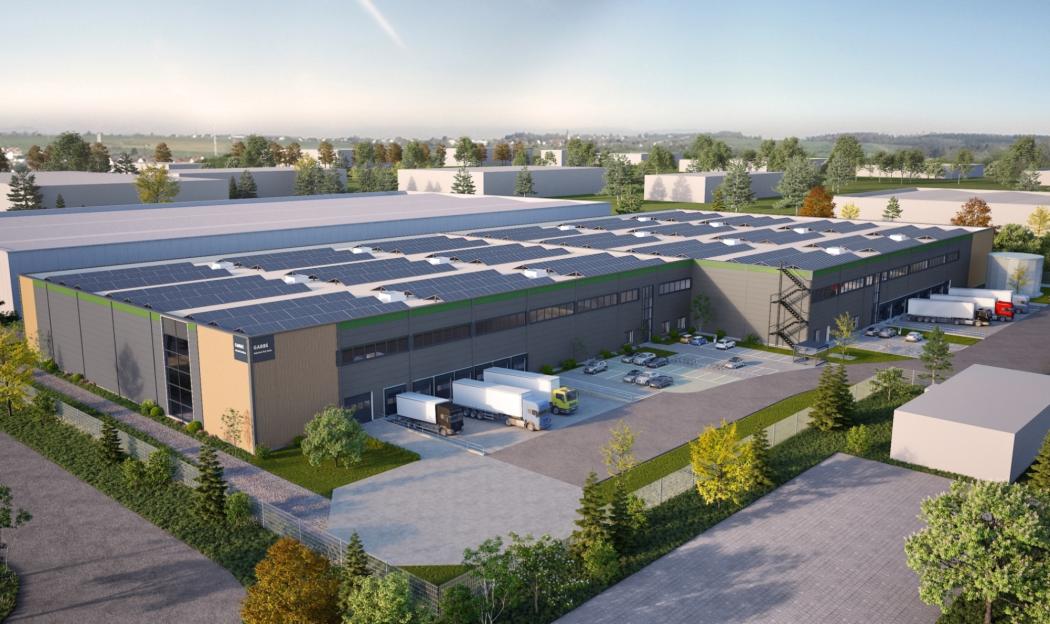 El volumen de inversión para el nuevo inmueble logístico en Lüneburg es de alrededor de 27 millones de euros. (Imagen: Garbe Industrial Real Estate)